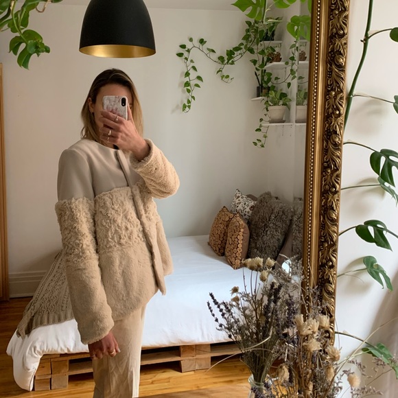 Light pink textured jacket - Picture 3 of 6